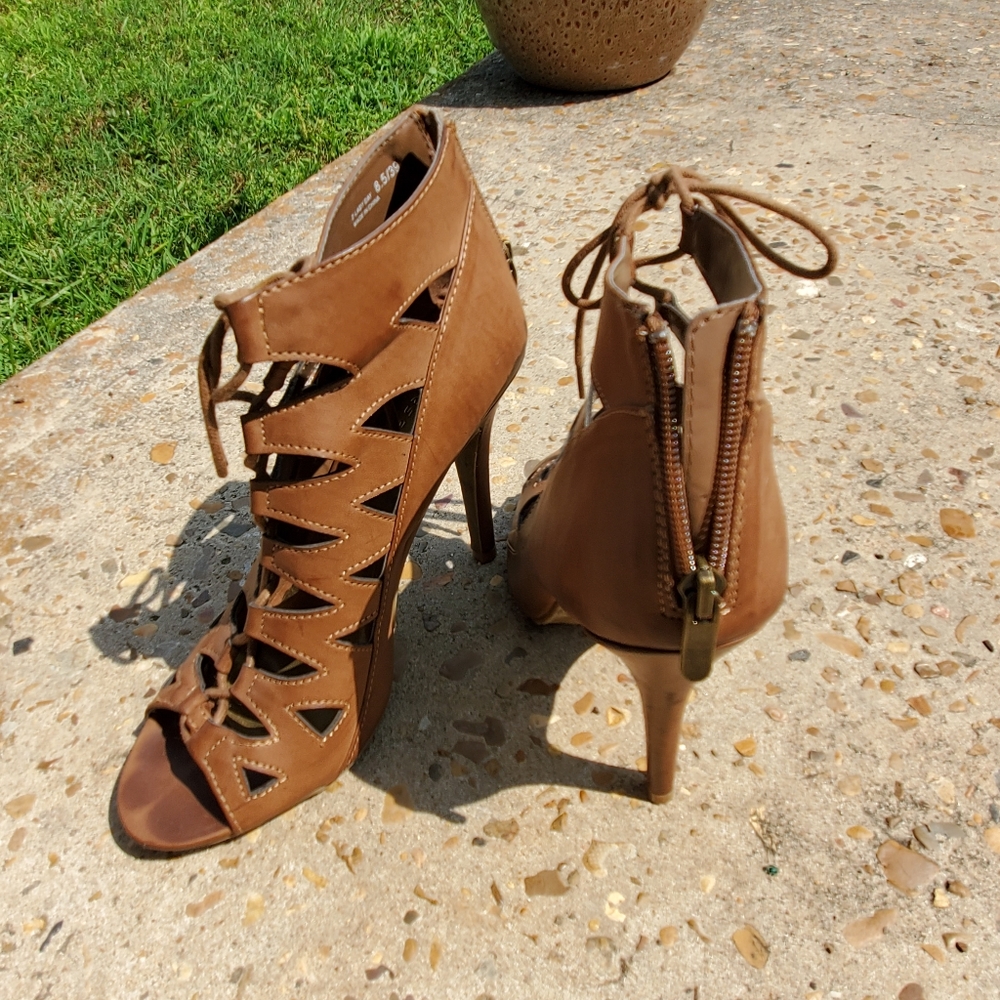 Chinese Laundry leather stilettos